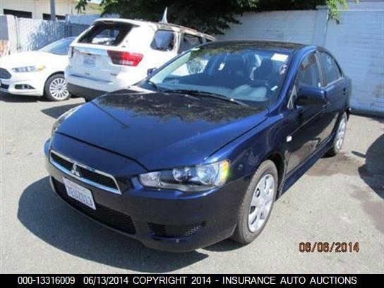 2014 Mitsubishi Lancer Es/Es Sport VIN: JA32U2FU1EU019626 Lot: 13316009