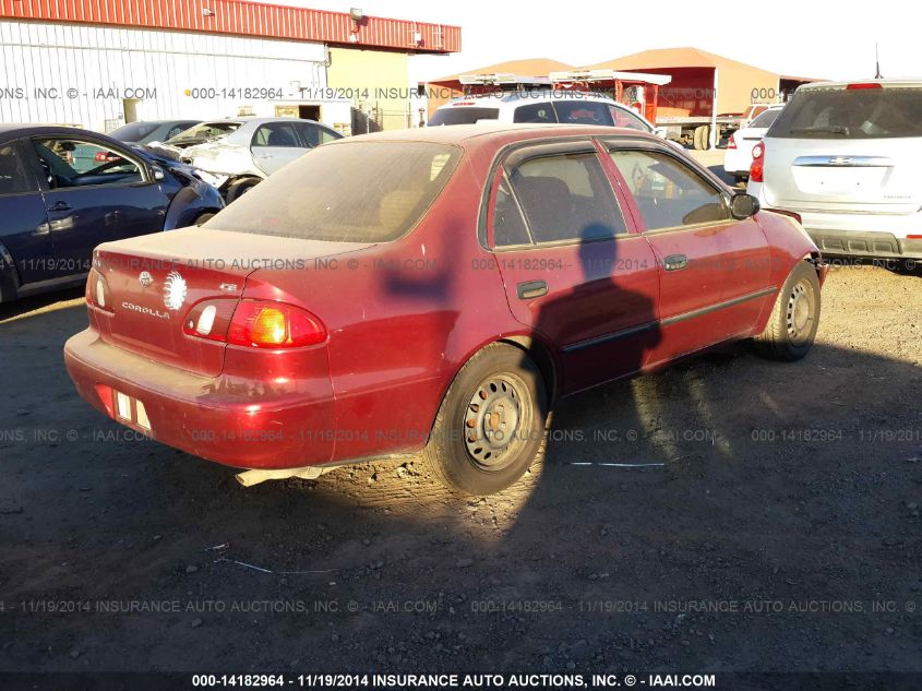 2000 Toyota Corolla Ce VIN: 2T1BR12E9YC340052 Lot: 14182964