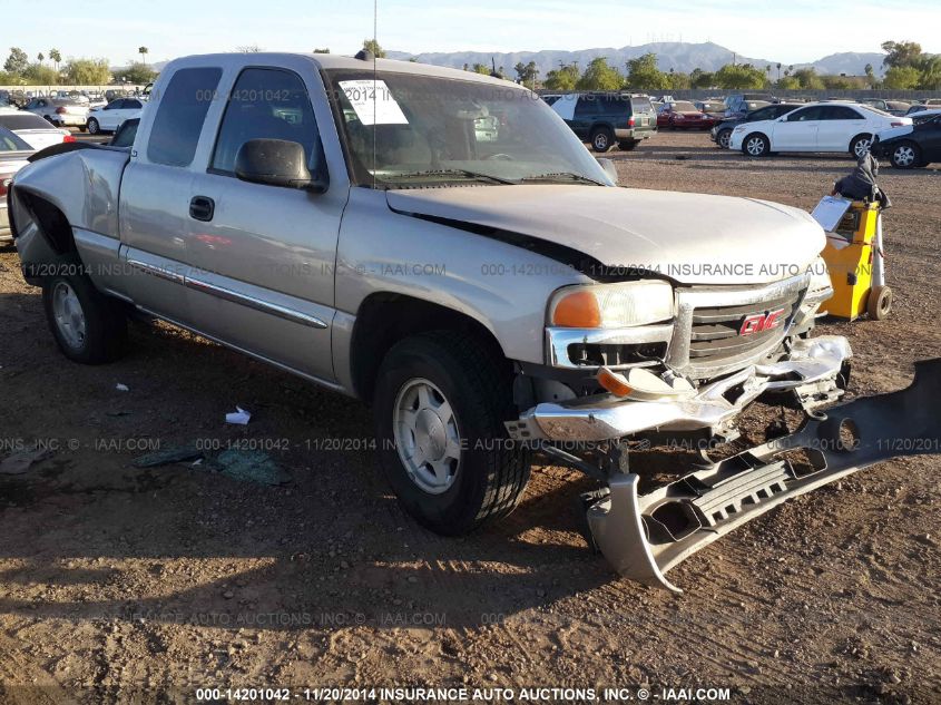 2004 GMC Sierra 1500 Sle VIN: 2GTEC19TX41220045 Lot: 14201042