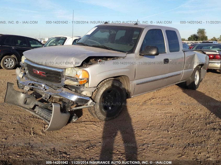 2004 GMC Sierra 1500 Sle VIN: 2GTEC19TX41220045 Lot: 14201042