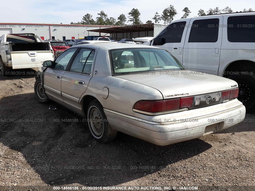 1992 Mercury Grand Marquis Gs silver sedan gasoline 2MECM74W3NX604853 photo #4