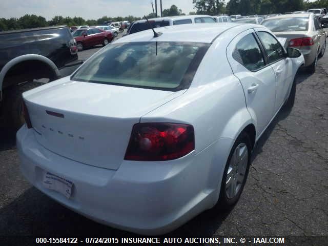 2014 Dodge Avenger Se VIN: 1C3CDZAB6EN110393 Lot: 15584122