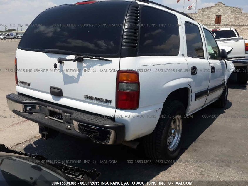 2001 Chevrolet Tahoe Ls VIN: 1GNEC13T31J129216 Lot: 15634308