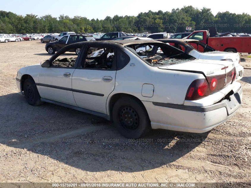 2G1WF52E339427366 2003 Chevrolet Impala