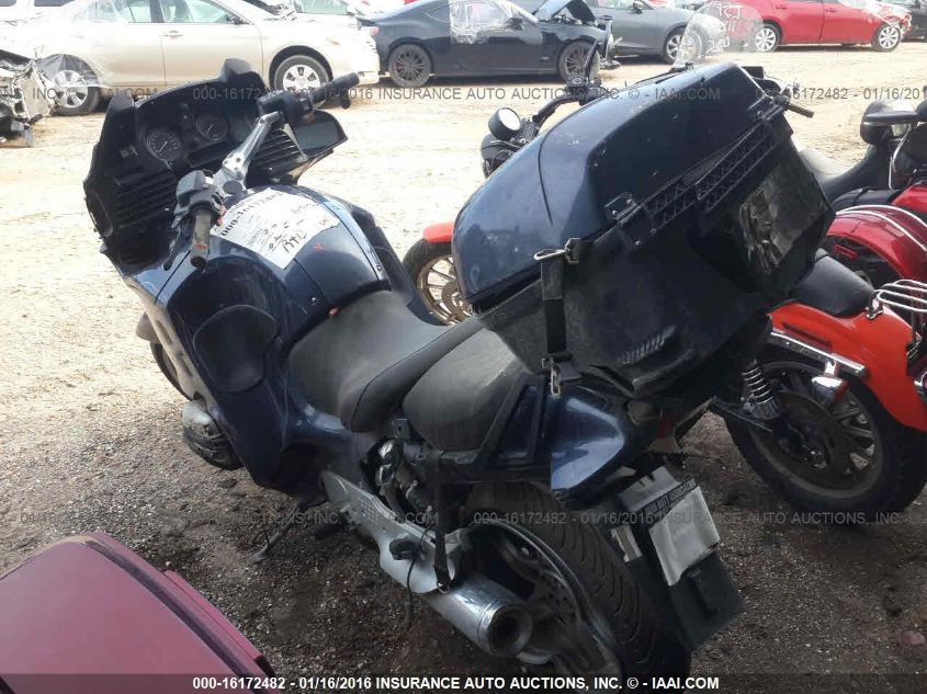 2002 BMW R1150Rt (Canada) VIN: WB10419A62ZE79917 Lot: 16172482