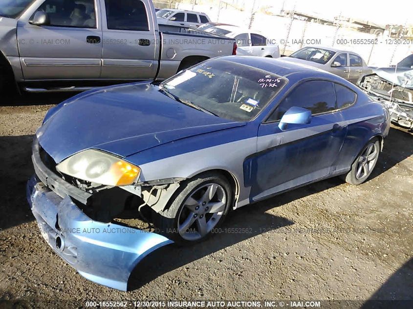 2004 Hyundai Tiburon Gt VIN: KMHHN65F44U118048 Lot: 16552562