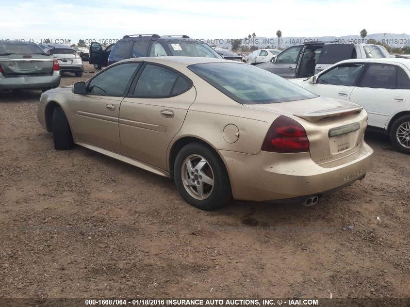 2004 Pontiac Grand Prix Gt2 VIN: 2G2WS522541208390 Lot: 40702323