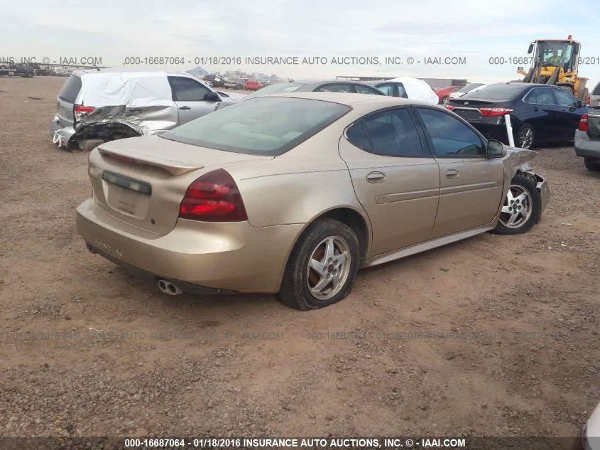 2004 Pontiac Grand Prix Gt2 VIN: 2G2WS522541208390 Lot: 16687064