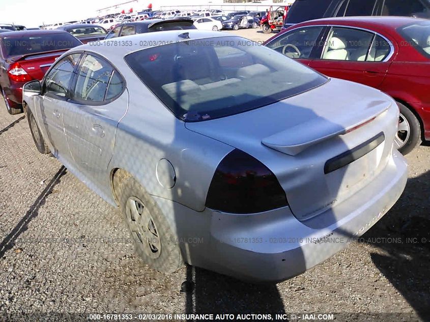 2005 Pontiac Grand Prix VIN: 2G2WP522651298779 Lot: 16781353