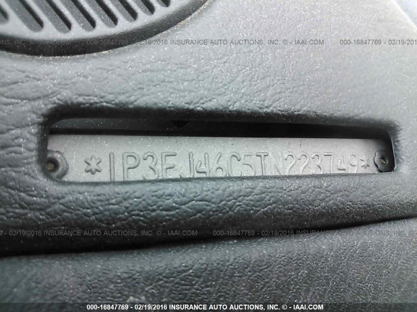 1996 Plymouth Breeze VIN: 1P3EJ46C5TN223749 Lot: 16847769