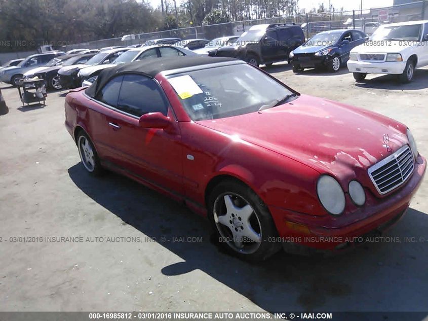 1999 Mercedes-Benz Clk320 320 VIN: WDBLK65G2XT004459 Lot: 16985812