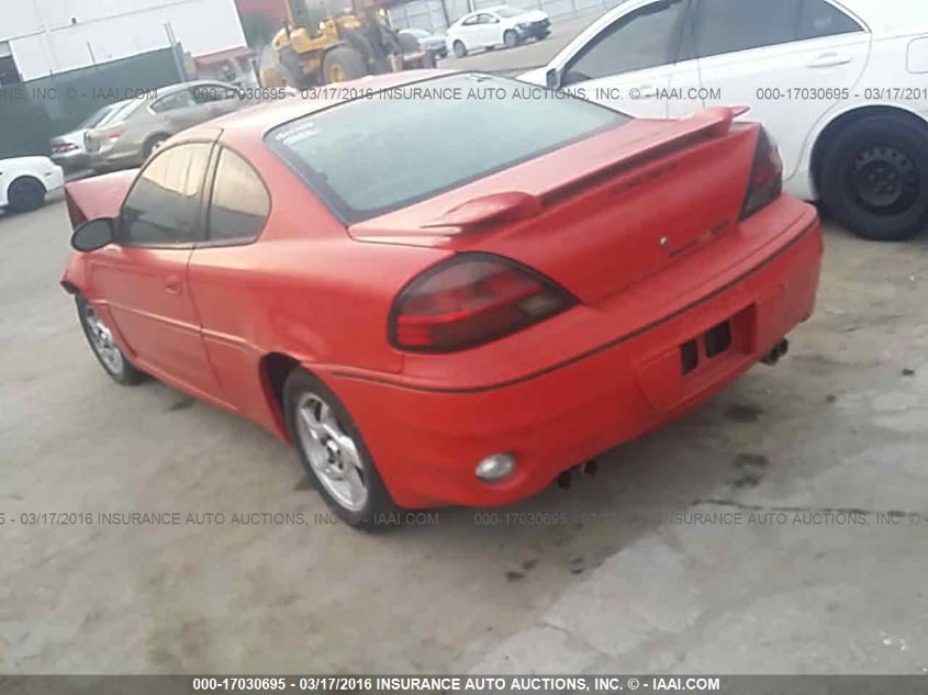 2003 Pontiac Grand Am Gt VIN: 1G2NW12E93C104318 Lot: 17030695