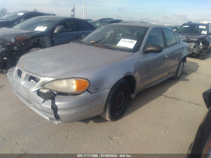 2005 Pontiac Grand Am Se VIN: 1G2NE52E85M159396 Lot: 17111086