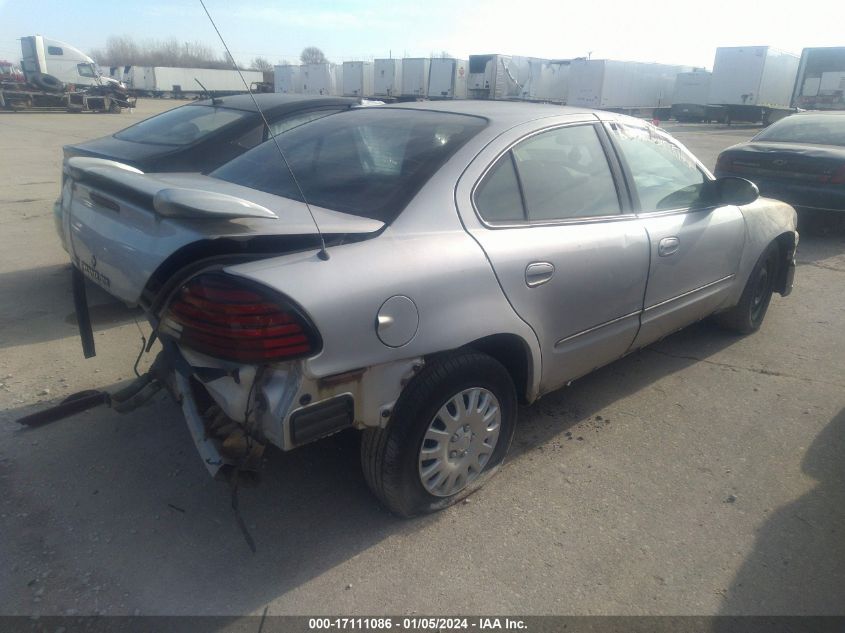 2005 Pontiac Grand Am Se VIN: 1G2NE52E85M159396 Lot: 17111086