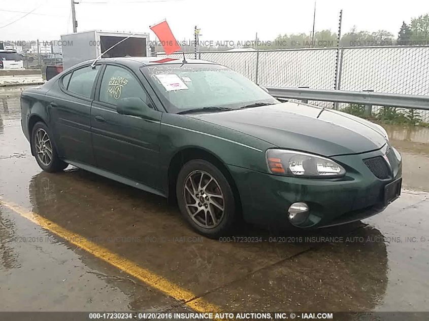 2004 Pontiac Grand Prix Gtp VIN: 2G2WR544X41277666 Lot: 17230234