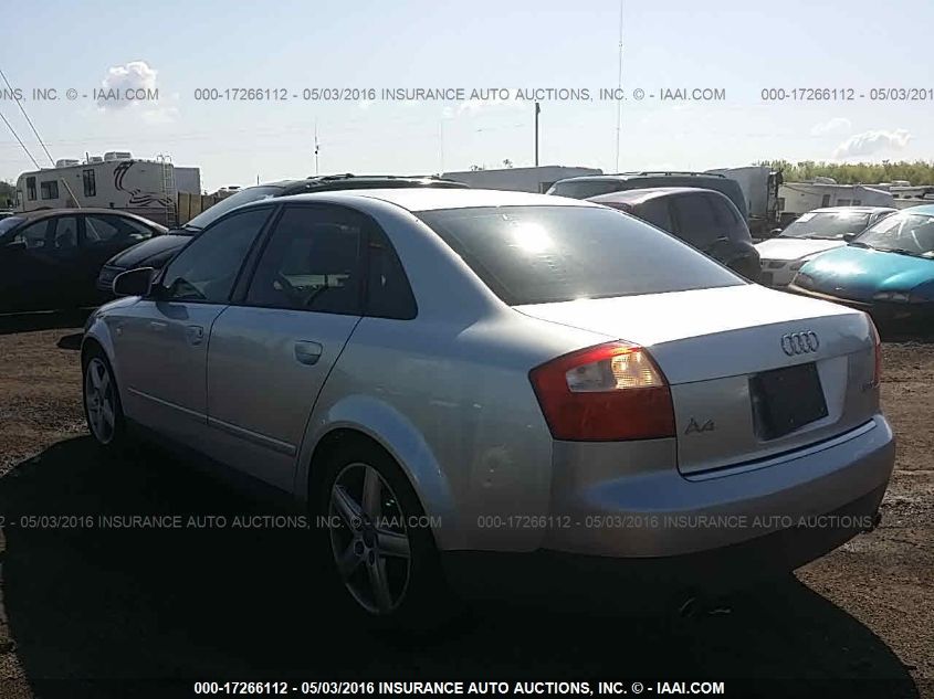 2004 Audi A4 1.8T VIN: WAUJC68E34A053450 Lot: 17266112