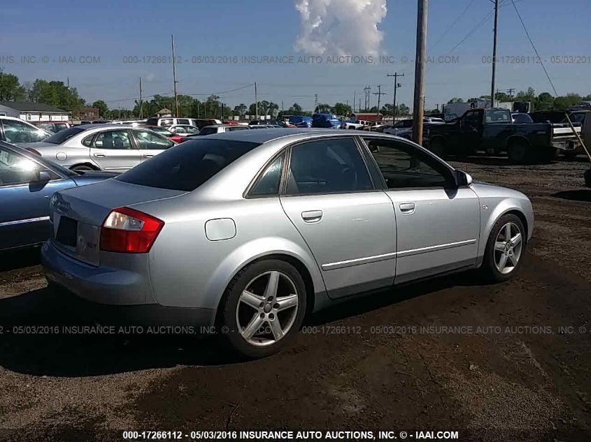 2004 Audi A4 1.8T VIN: WAUJC68E34A053450 Lot: 17266112