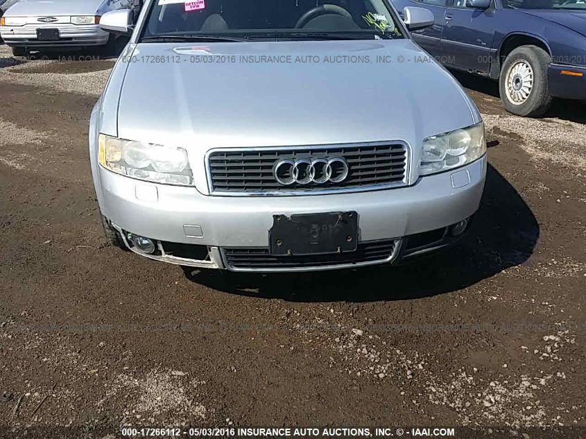 2004 Audi A4 1.8T VIN: WAUJC68E34A053450 Lot: 17266112