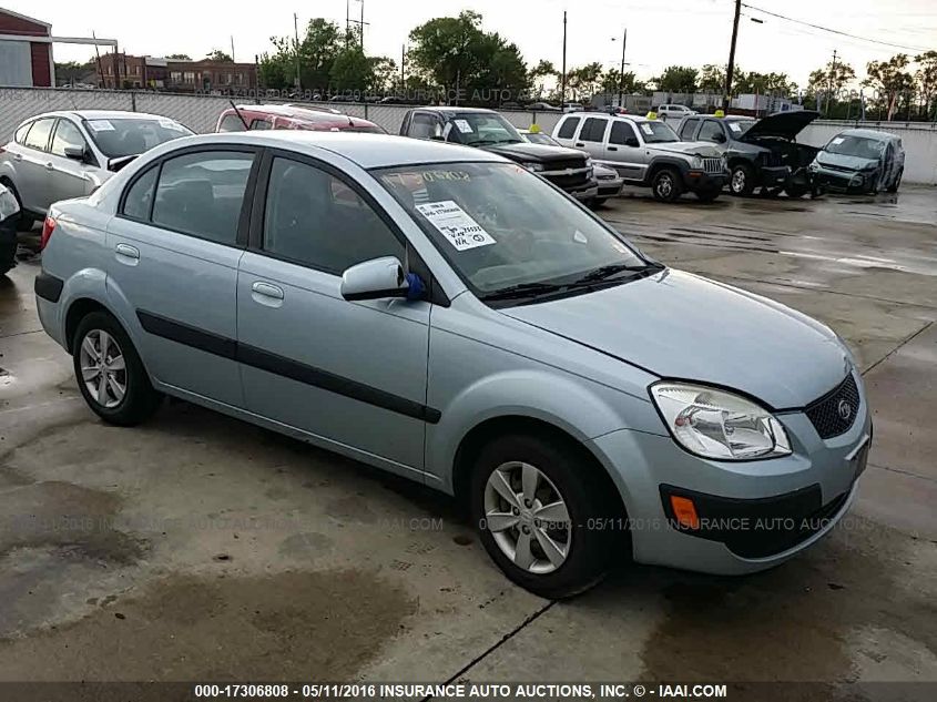 2009 Kia Rio Lx/Sx VIN: KNADE223X96444967 Lot: 17306808