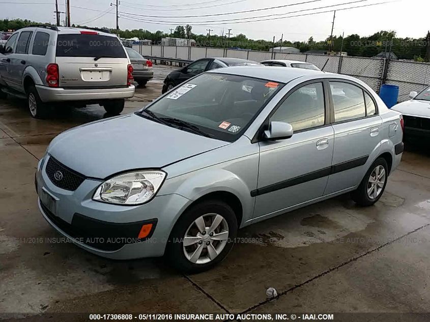 2009 Kia Rio Lx/Sx VIN: KNADE223X96444967 Lot: 17306808