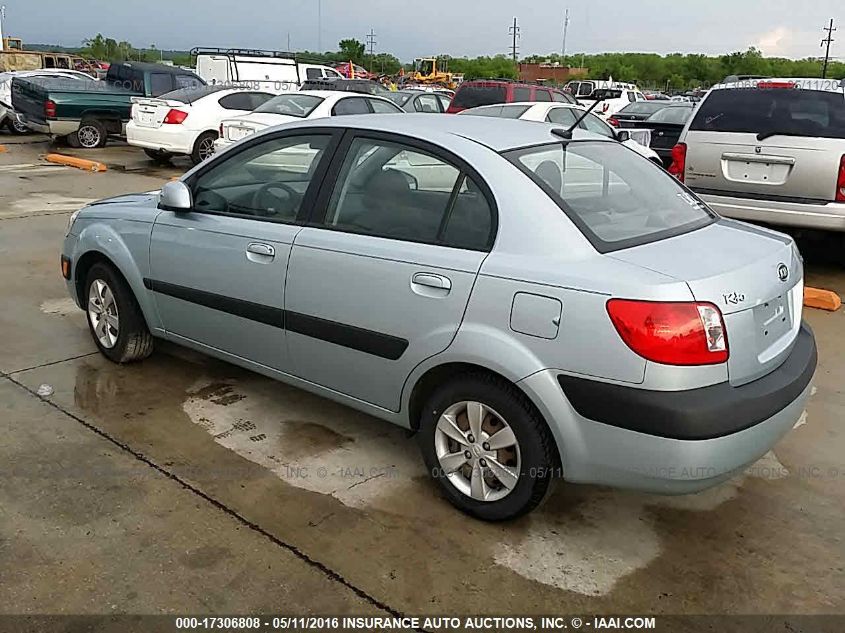 2009 Kia Rio Lx/Sx VIN: KNADE223X96444967 Lot: 17306808