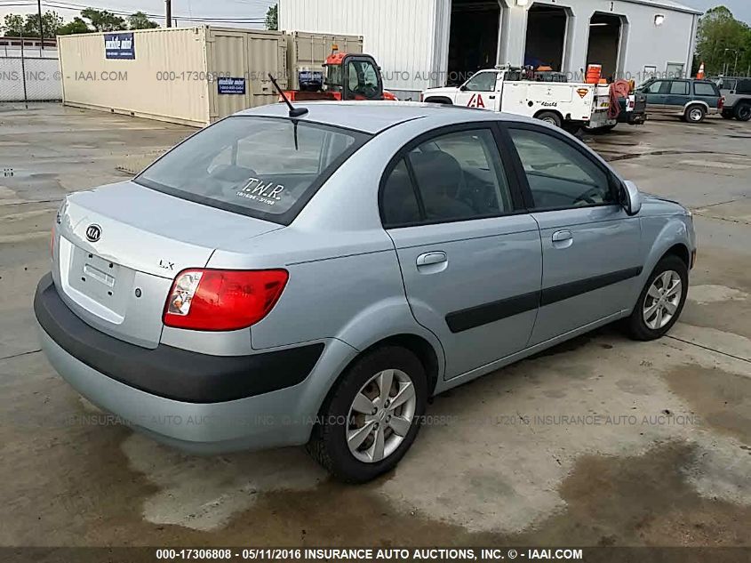 2009 Kia Rio Lx/Sx VIN: KNADE223X96444967 Lot: 17306808