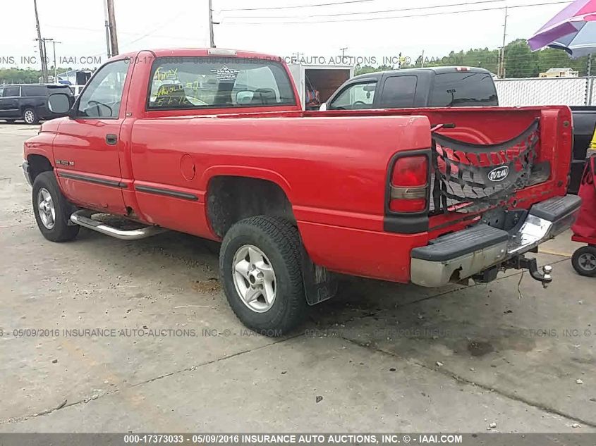 1999 Dodge Ram 1500 VIN: 1B7HF16Z5XS236669 Lot: 17373033