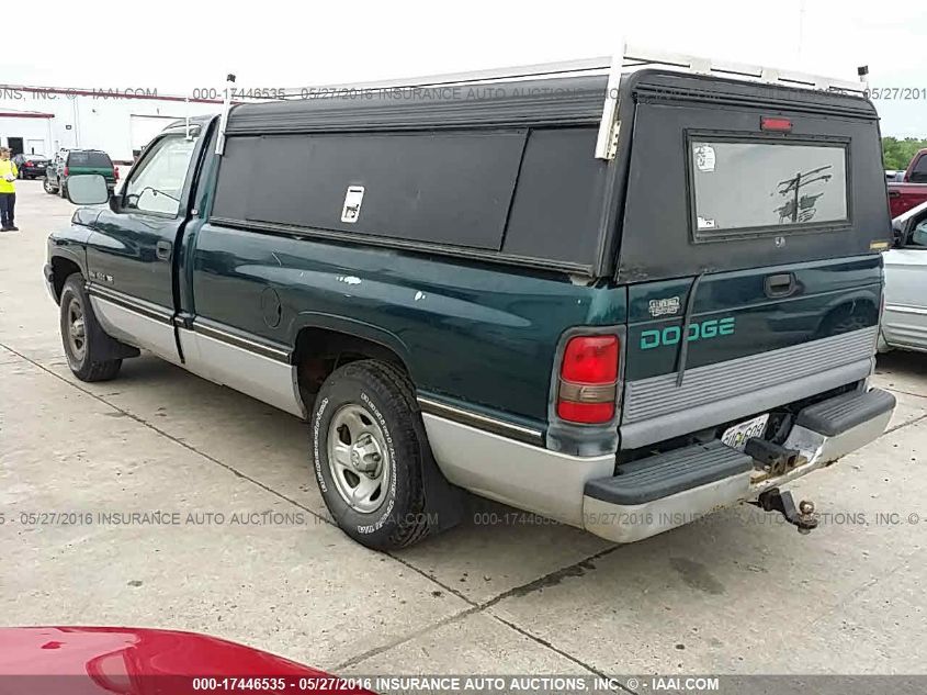 1995 Dodge Ram 1500 VIN: 1B7HC16Z3SS184721 Lot: 17446535