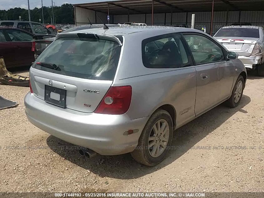 2002 Honda Civic Si VIN: SHHEP33512U302670 Lot: 17448193