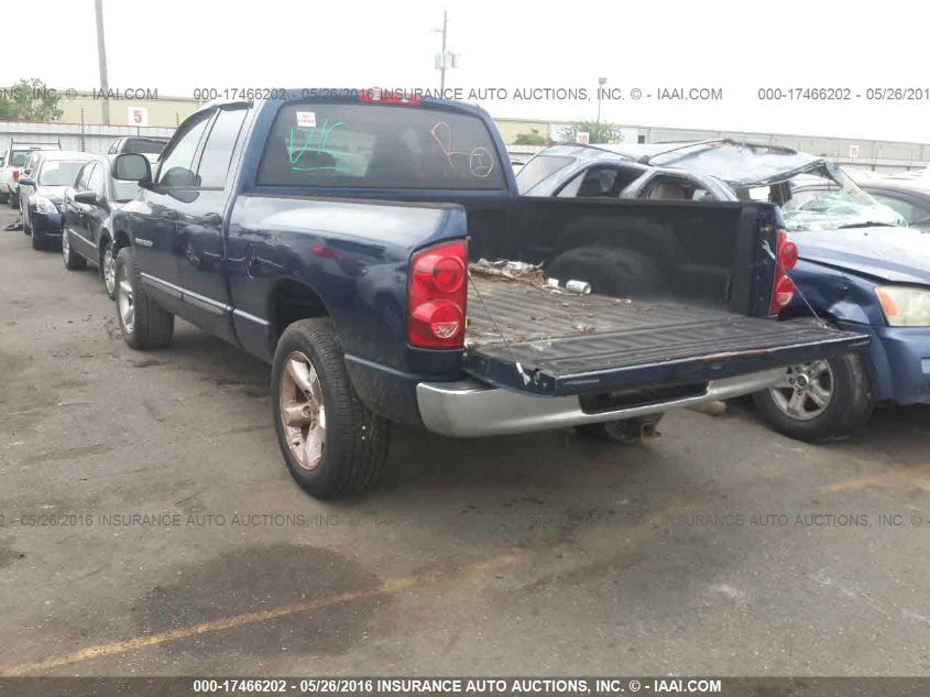 2007 Dodge Ram 1500 St/Slt VIN: 1D7HA18P77S113889 Lot: 17466202