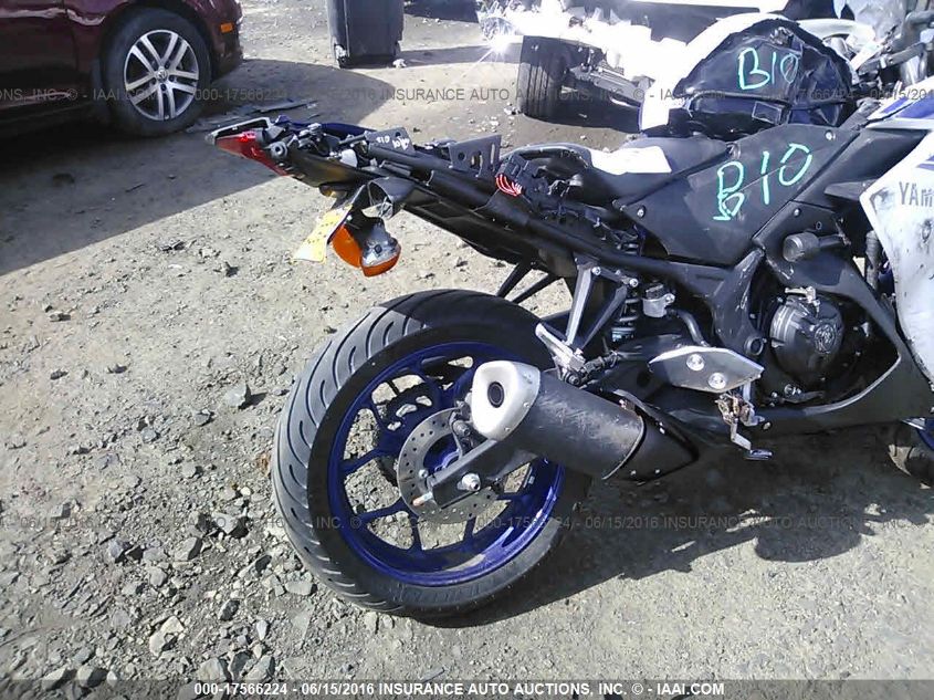 2015 Yamaha Yzfr3 VIN: MH3RH06Y6FK003318 Lot: 17566224