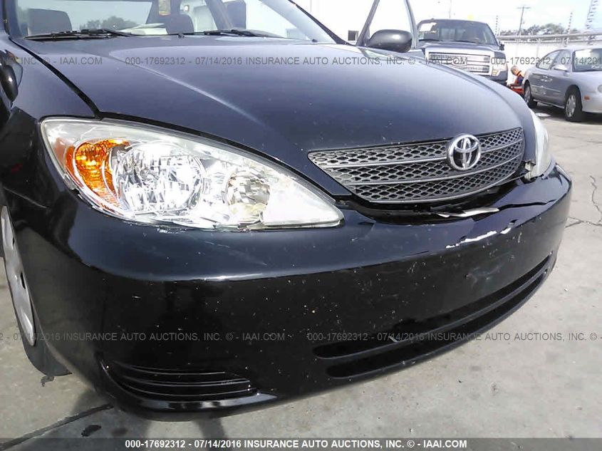 2002 Toyota Camry Le/Xle/Se VIN: 4T1BE32K12U107513 Lot: 17692312