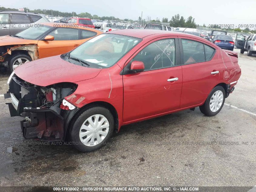 2013 Nissan Versa 1.6 Sv VIN: 3N1CN7AP1DL819212 Lot: 17938002