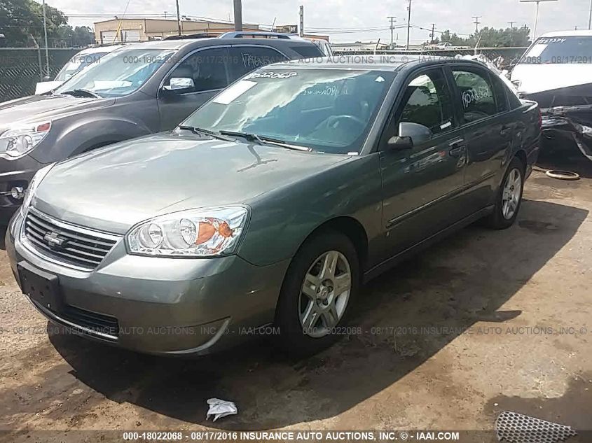 2006 Chevrolet Malibu Lt grey sedan gasoline 1G1ZT51886F123365 photo #3