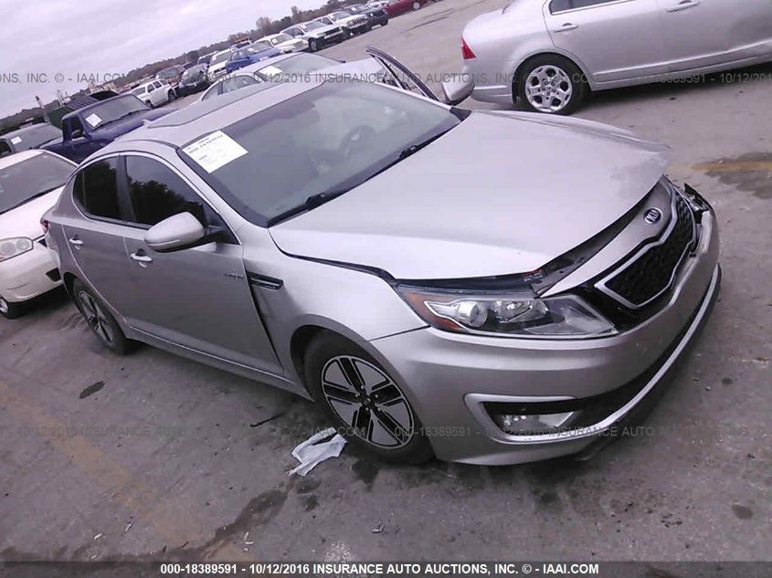 2013 Kia Optima Hybrid Lx VIN: KNAGM4AD6D5046319 Lot: 18389591