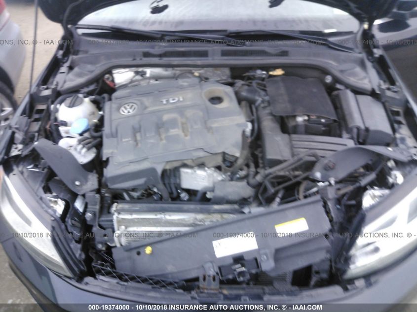 2015 Volkswagen Jetta Tdi VIN: 3VWLA7AJ1FM227954 Lot: 19374000
