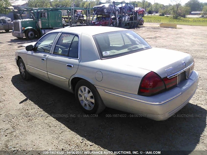 2003 Mercury Grand Marquis Ls VIN: 2MEFM75W93X683115 Lot: 19574522