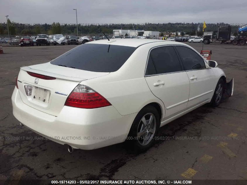 2006 Honda Accord Hybrid VIN: JHMCN36406C800331 Lot: 19714203