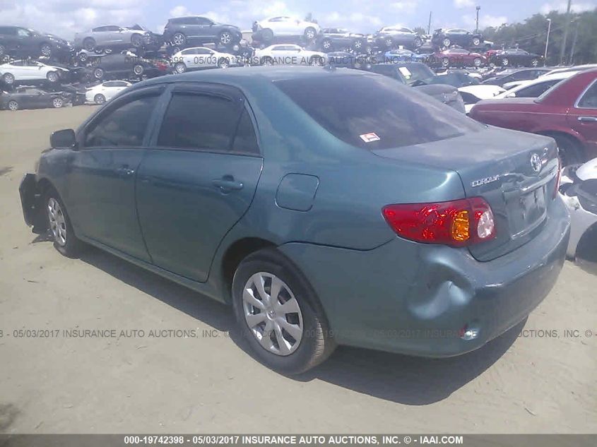 2009 Toyota Corolla Le VIN: JTDBL40E99J016725 Lot: 19742398