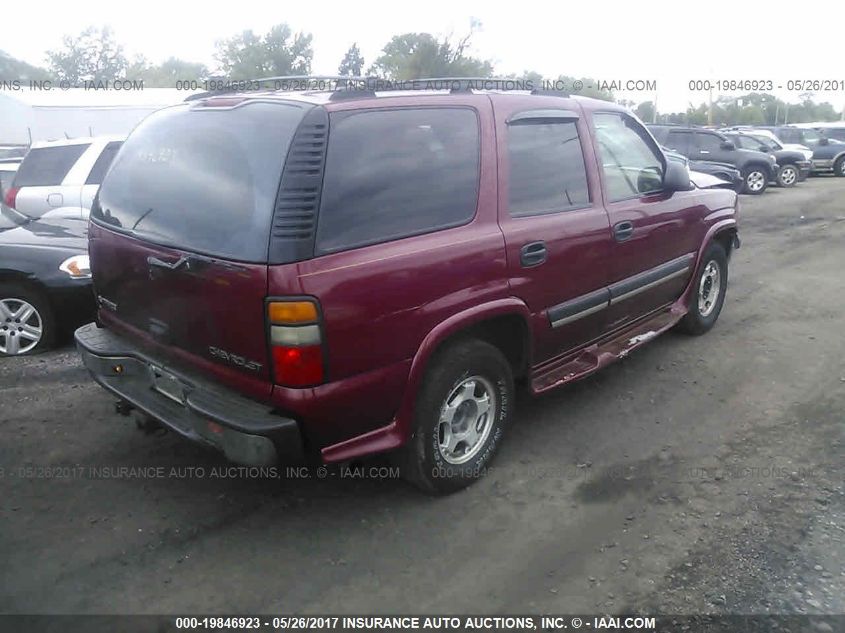 2004 Chevrolet Tahoe C1500 VIN: 1GNEC13V34J323623 Lot: 19846923