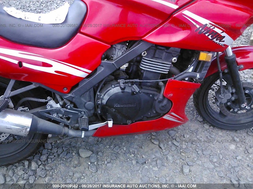 2008 Kawasaki Ex500 D VIN: JKAEXVD118A108449 Lot: 20109582