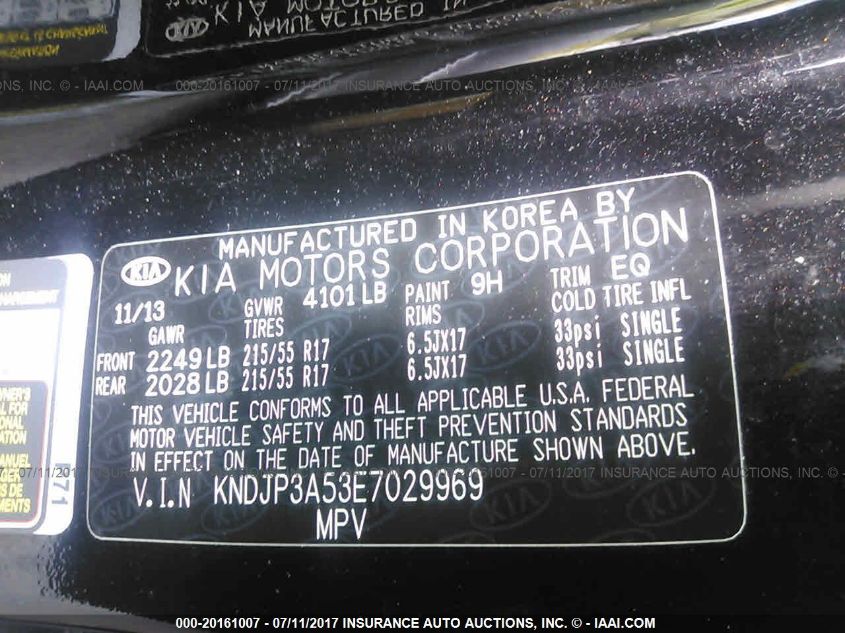 KNDJP3A53E7029969 2014 Kia Soul +