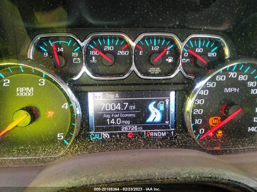 2015 Chevrolet Silverado 3500Hd Ltz VIN: 1GC4K0E88FF579190 Lot: 20188364