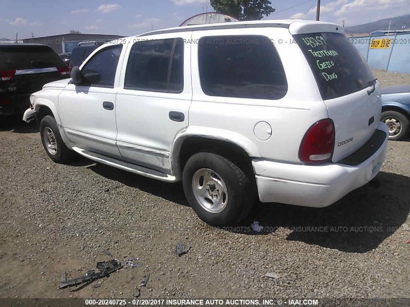 1999 Dodge Durango VIN: 1B4HS28Y1XF562268 Lot: 20240725