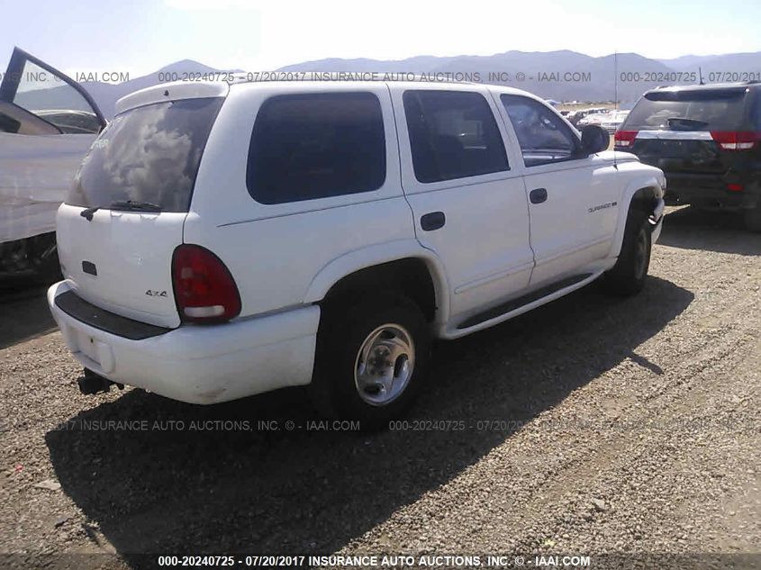 1999 Dodge Durango VIN: 1B4HS28Y1XF562268 Lot: 20240725