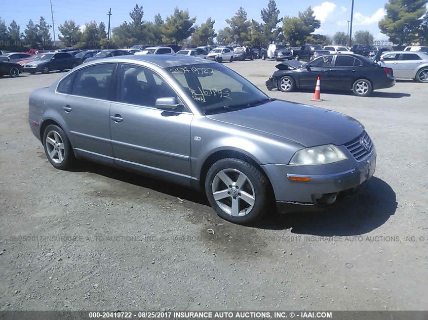 2004 Volkswagen Passat Glx VIN: WVWRH63B34P043423 Lot: 20419722