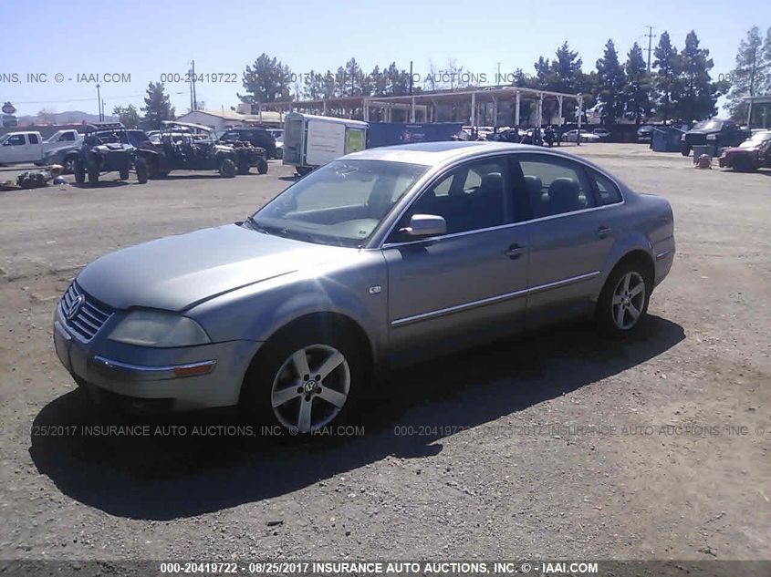 2004 Volkswagen Passat Glx VIN: WVWRH63B34P043423 Lot: 20419722