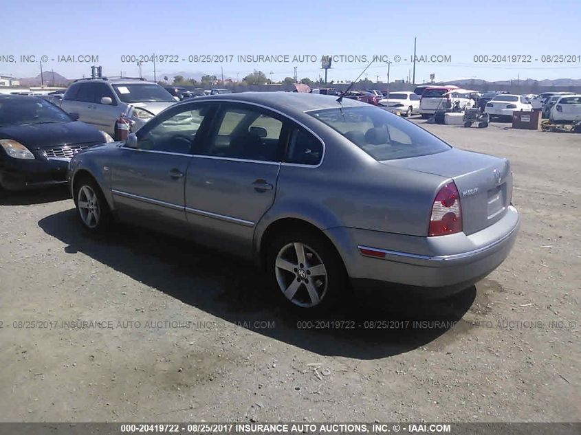 2004 Volkswagen Passat Glx VIN: WVWRH63B34P043423 Lot: 20419722