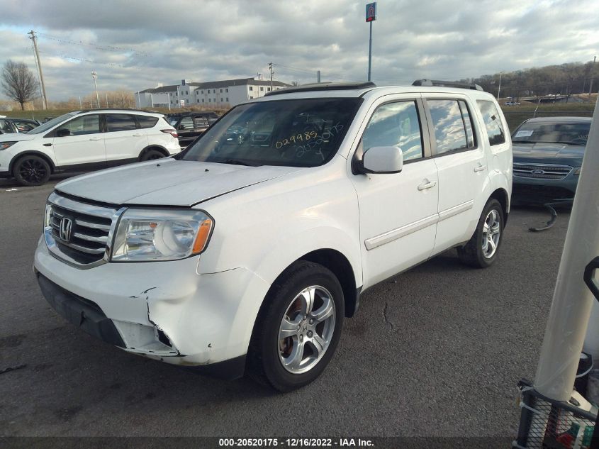 2012 Honda Pilot Ex-L VIN: 5FNYF4H65CB029985 Lot: 20520175