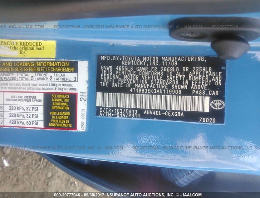 4T1BB3EK3AU119908